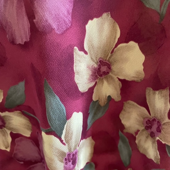 Vintage Floral Semi Sheer Camisole Tank Top Size Small - Picture 6 of 8